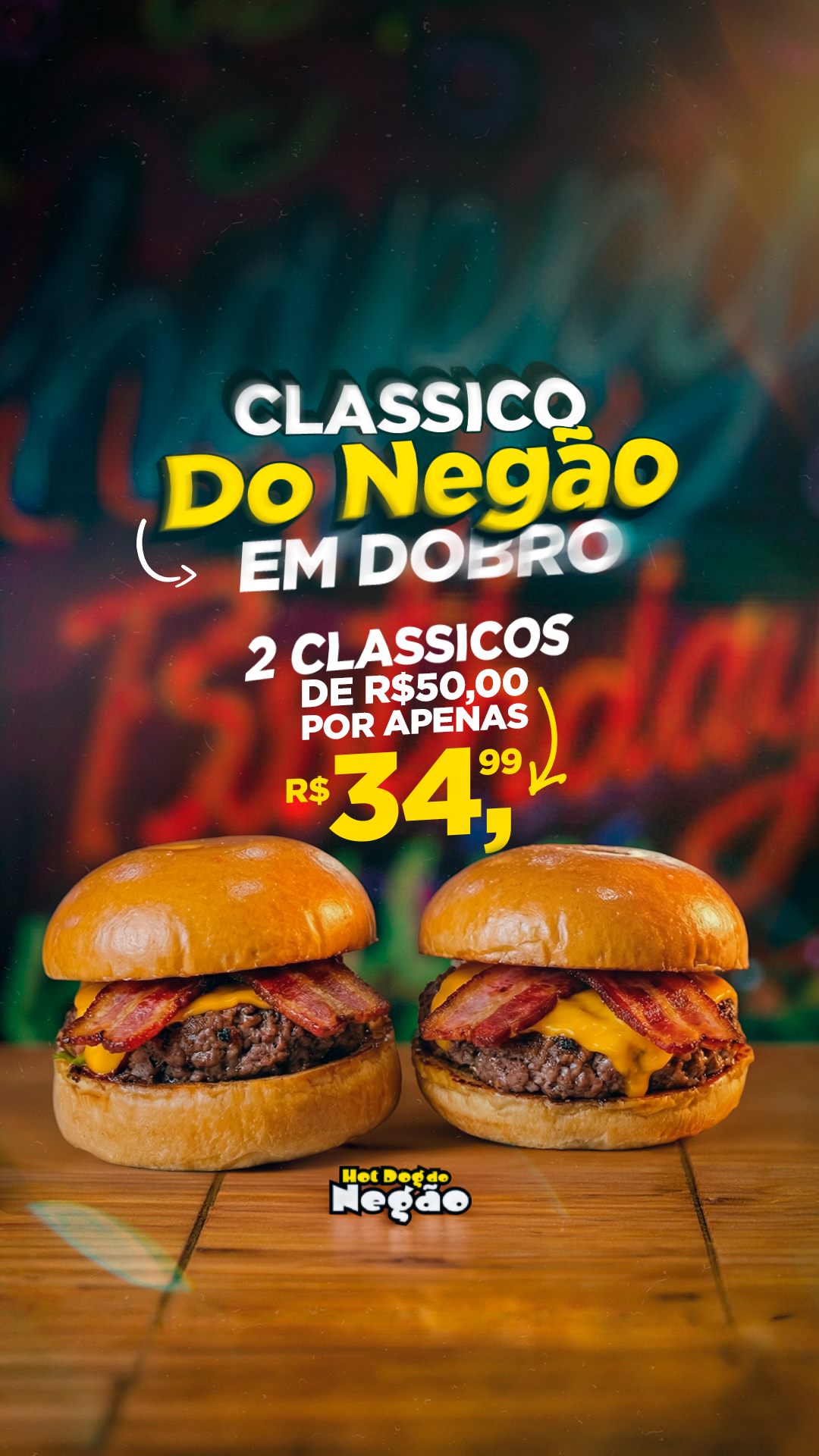 Exemplo de design para rede social