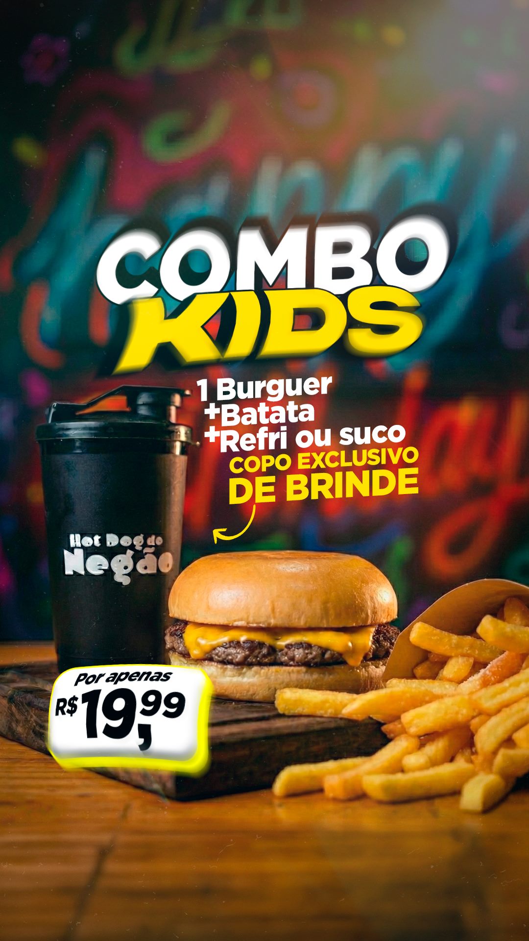Exemplo de campanha visual